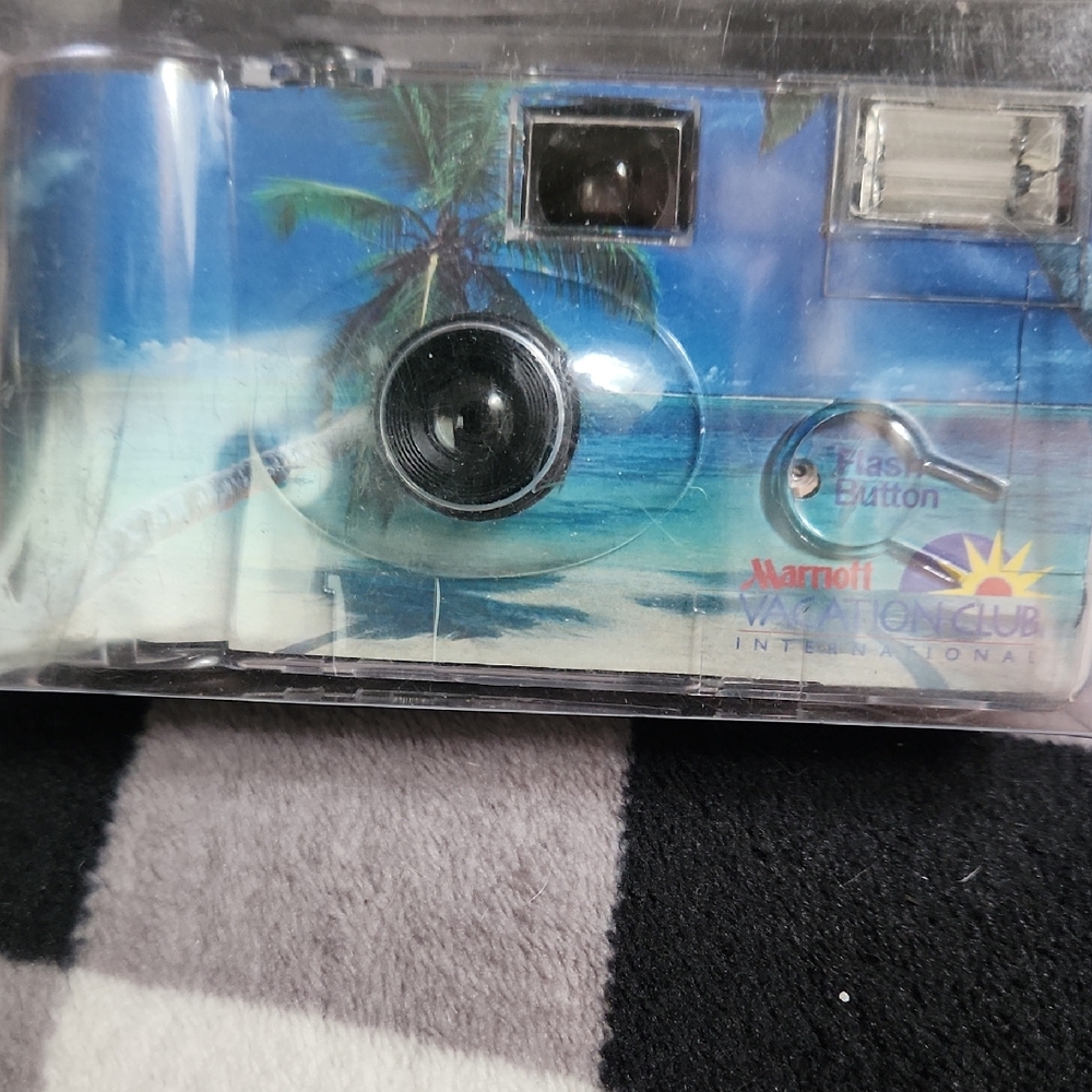 Blue Disposable Camera